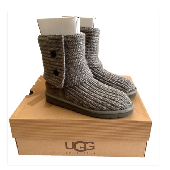 FINAL SALE 🎈New UGG Kids K Cardy Pull-on Knit Boot Size 4 * - Picture 4 of 14